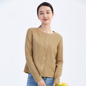 铜牛Bless弹力小格纹布箱型女居家开衫 秋季 睡衣女VS252