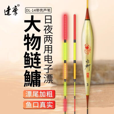 达摩大物鲢鳙专用夜光漂套装