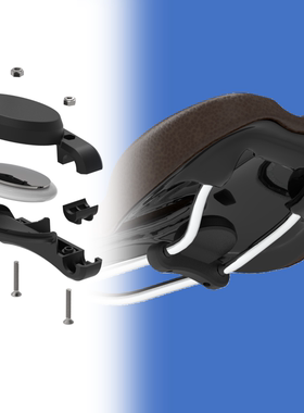 airtag 2代自行车 座垫坐垫座弓坐弓支架座轨 防盗定位跟踪保护壳