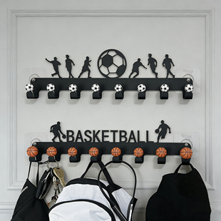 创意墙上挂钩粘钩壁挂卧室客厅墙壁免打孔挂衣架门后挂衣钩衣帽钩