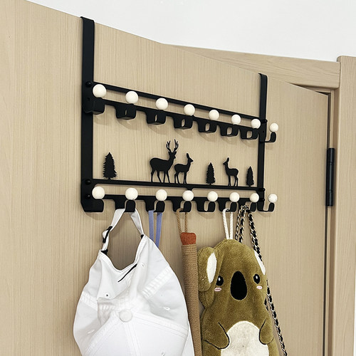 门后挂钩挂衣架免打孔门背式收纳