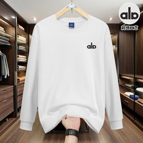 2025秋季新款ins卫衣美式重磅宽松冬季加绒加厚男士圆领长袖情侣