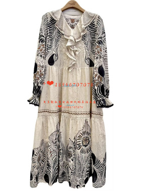 速发~达衣岩2025秋正品 连衣裙DAYA080630别处没有的花之二1399