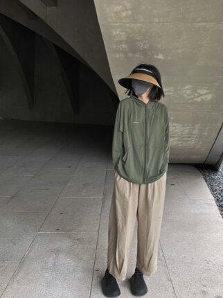 咆哮推荐！云感原纱upf50科技冰丝面料防晒衣透气外套遮阳黑胶女
