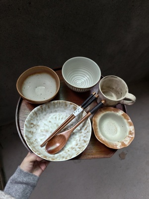 LLHOME一人食餐具餐具碗盘早餐餐具分餐制餐具月子餐餐具民宿餐具