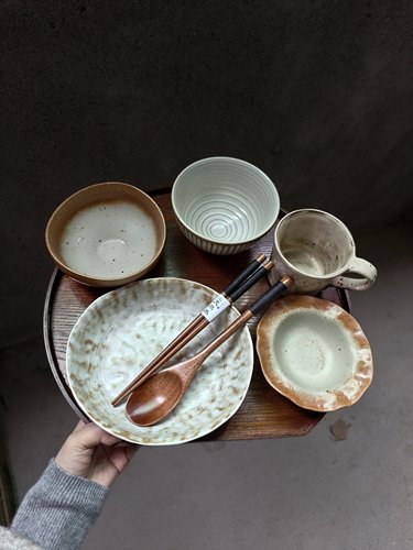 LLHOME一人食餐具餐具碗盘早餐餐具分餐制餐具月子餐餐具民宿餐具