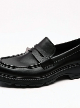 意大利沙驰男鞋2024春季新款进口牛皮一脚蹬休闲皮鞋ISMV3B2066