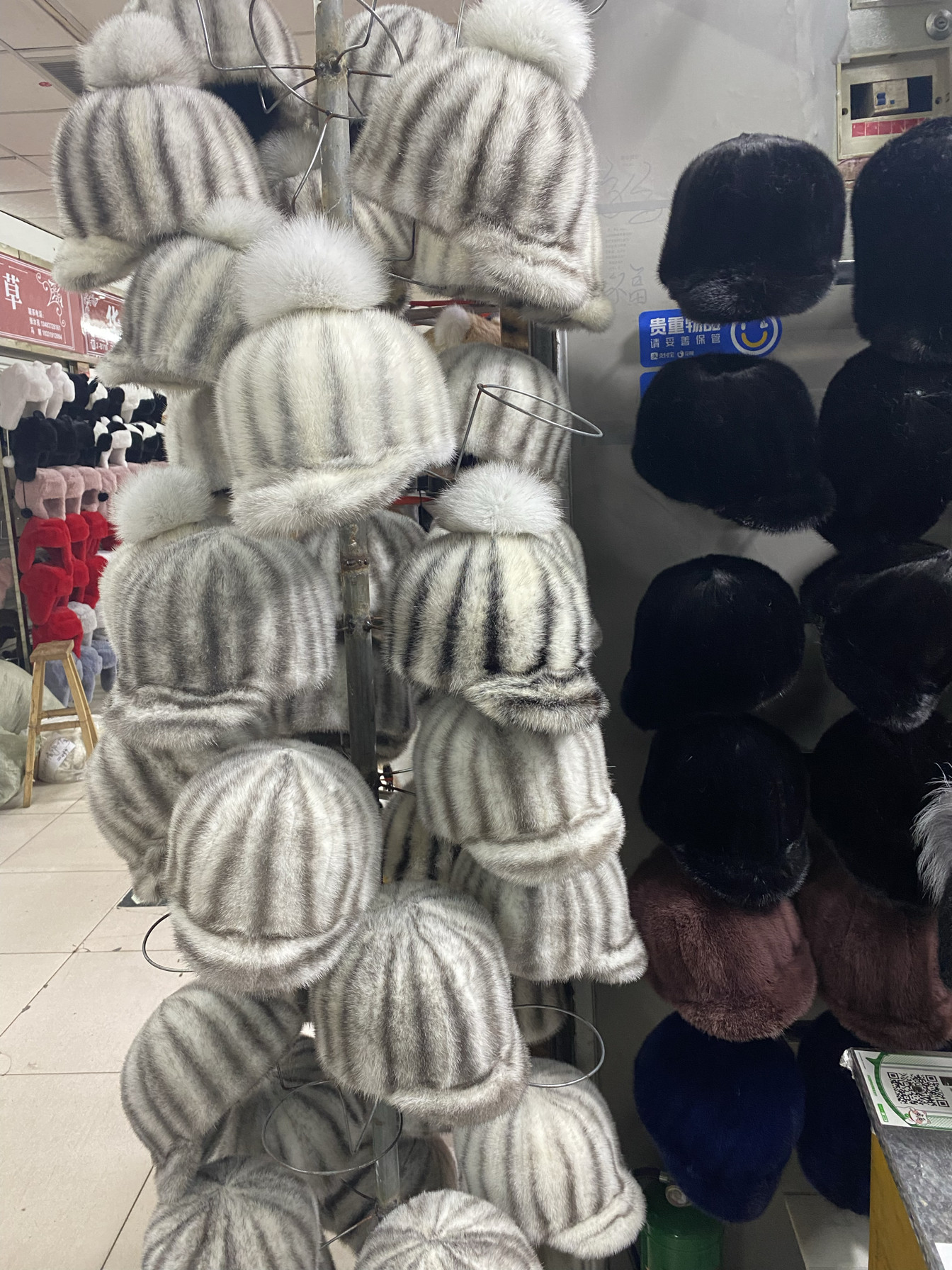 真水貂皮毛帽子男女款短帽檐水貂帽