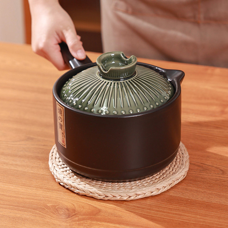 陶煲王小奶锅婴儿宝宝辅食陶瓷锅煎煮蒸不粘锅家用麦饭石汤泡面锅