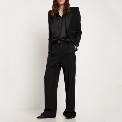 欧美新款直筒长裤潮定制