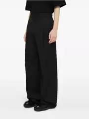 High-Waisted Wide-Leg Dress Pants, Structured and Three-Dimensional, Floor-Length Straight-Leg Trousers, High-End Street Style, Extra-Long Men's Pants for Tall Individuals