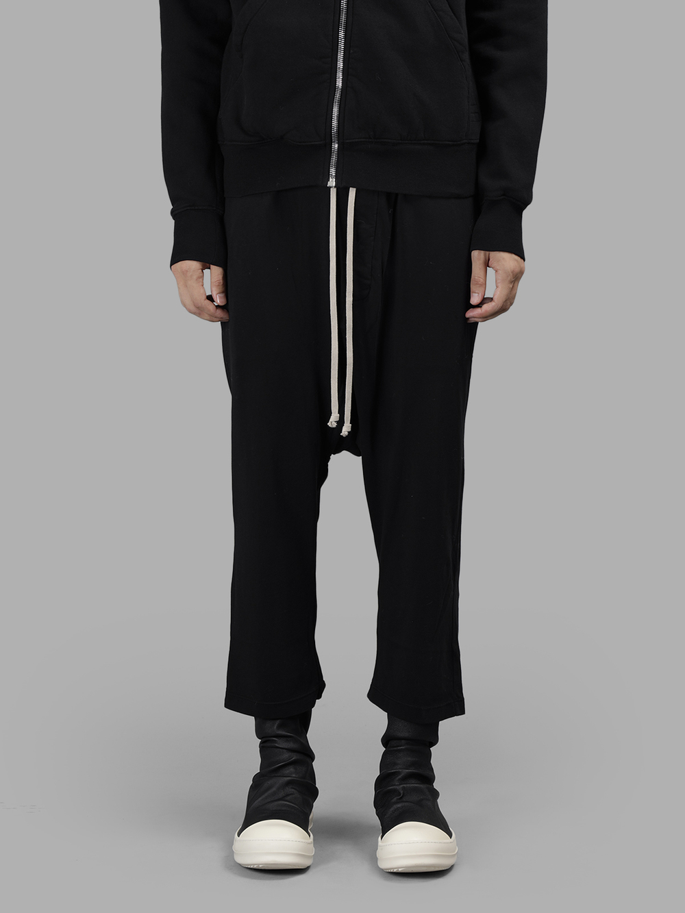 韩版春秋男女潮款低裆ro可定垮裤