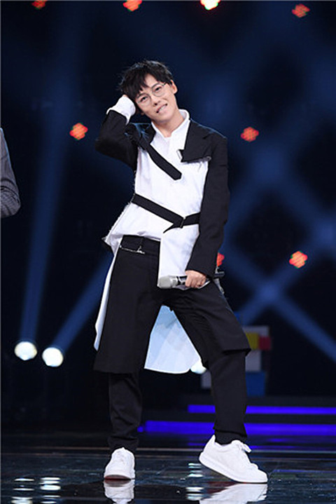 秋冬个性潮款假两条九分裤蒙面唱将刘维修身小脚双层裤休闲西裤