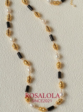 ROSALOLA 温沉相伴·法式浪漫复古珍珠项链·LOLA系列 010906