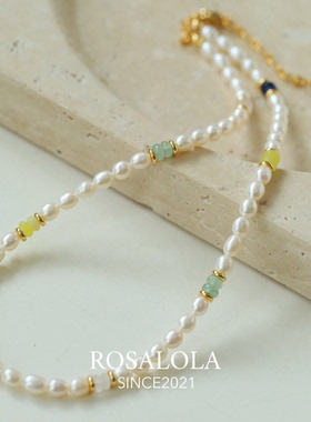 ROSALOLA 青釉柠香·法式浪漫复古新中式项链·LOLA系列 051501