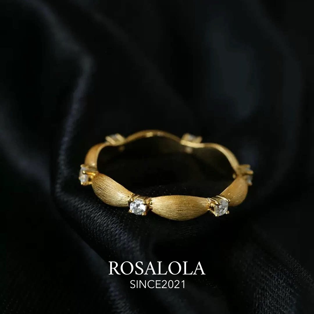 ROSALOLA 古韵新生·意大利拉丝工艺中古风戒指·LOLA系列 122249