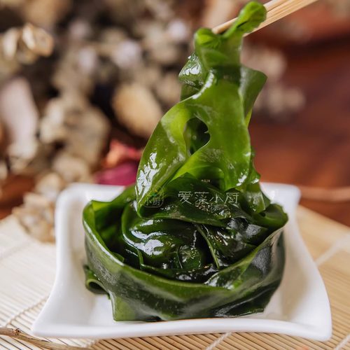 包邮爱藻小厨韩式裙带 免洗海带苗嫩芽菜 荣成干货 无盐特级5kg