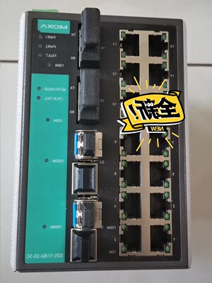 议价moxa摩莎EDS-518A-SS-SC千兆工业级以太网可网