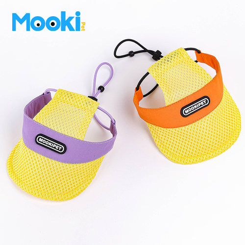 mookipet宠物狗狗露耳朵遮阳帽