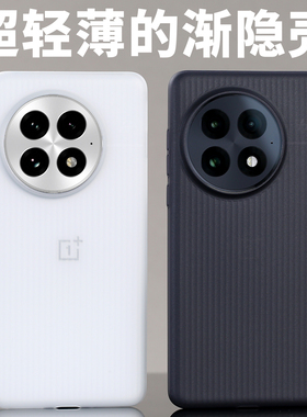 超薄渐隐壳适用一加13不易发黄ONEPLUS带按键PP定制原创设计老爆科技好手感磨砂透明超轻散热