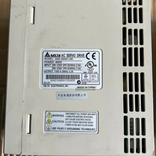 AB驱动电机400瓦ASD-A0421-AB，电机ECM议价