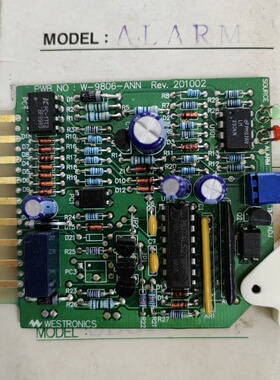 WESTRONICS W-9806-ANN 报警电路板，如图议价