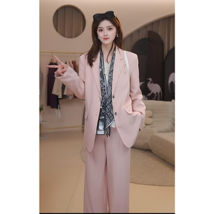 【冰美式专属】2026年早春新款小西装外套女设计师款清爽西服套装