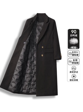 【金金宠粉】冬款羽绒服西装外套女韩系显瘦西服气质百搭上衣5514