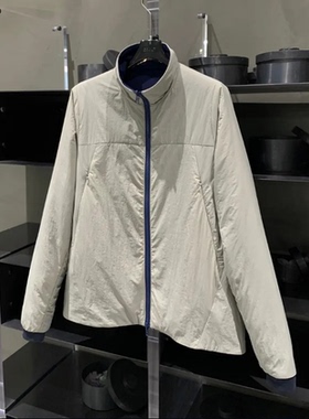 户外运动休闲双面穿拼色铺棉外套女 WT5798