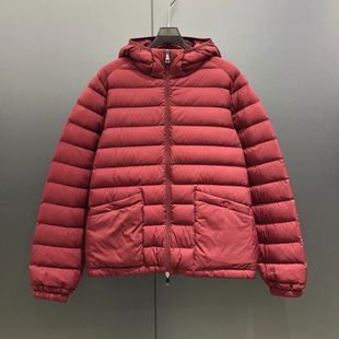 冬季保暖休闲高领双拉链斜口袋连帽排骨羽绒服女 Y2420