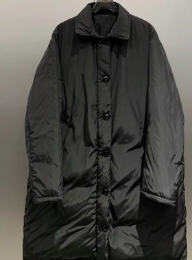 翻领95白鹅绒中长羽绒服女W6801