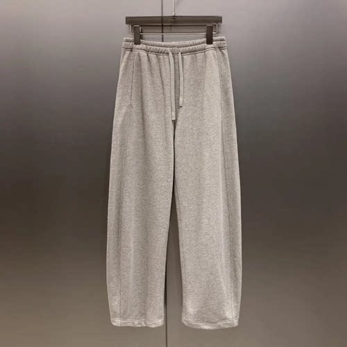 【小雨姐】休闲显高显腿长抽绳松紧腰春夏长裤弯刀卫裤女K5354