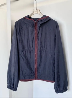 【小雨姐在这里】户外休闲轻薄连帽抽绳透气外套女 W6935
