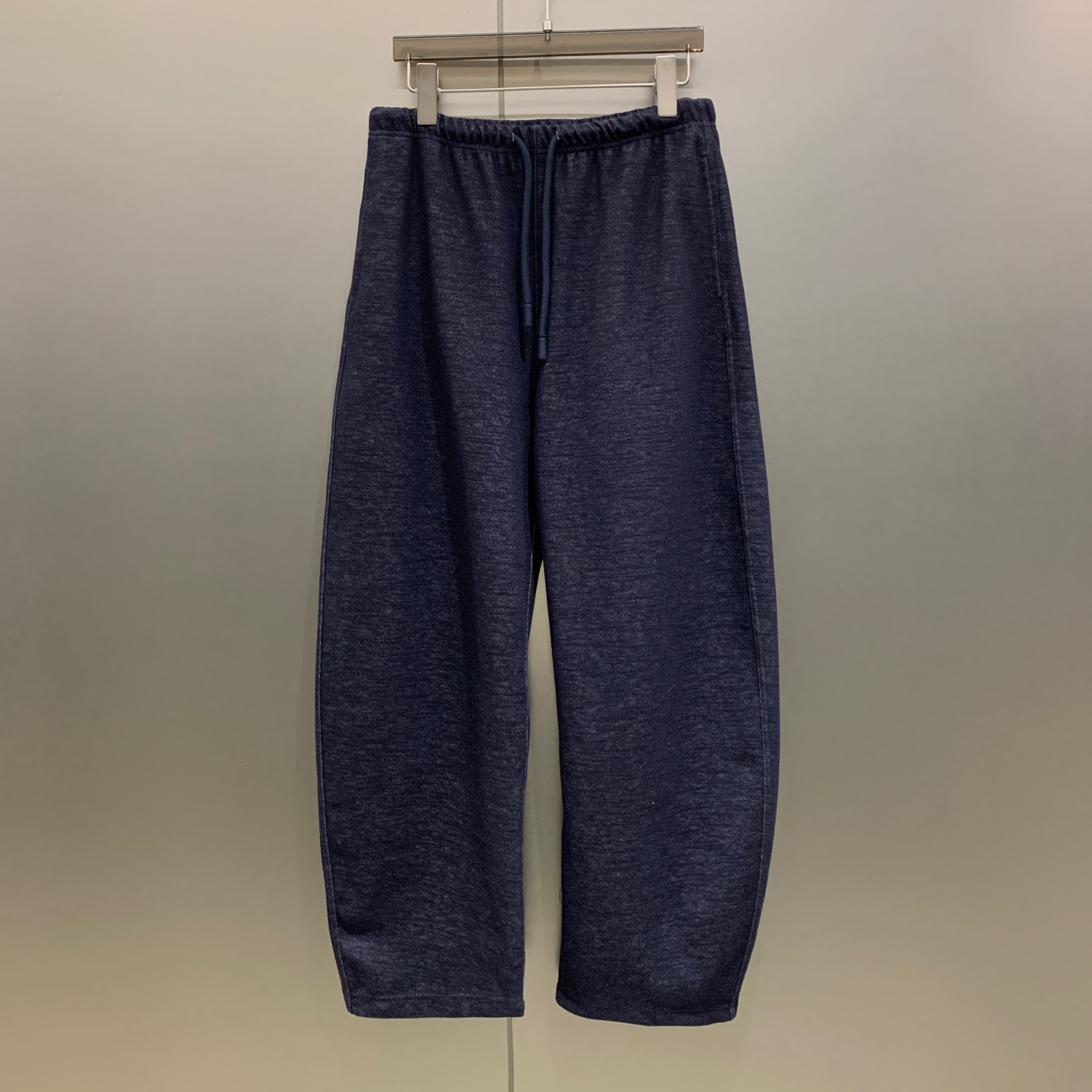 【小雨姐在这里】休闲百搭牛仔质感抽绳长裤休闲裤女 K5311