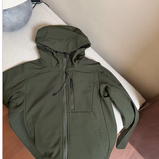 百搭抽绳连拼接帽外套女 户外工装 W7013 小雨姐在这里
