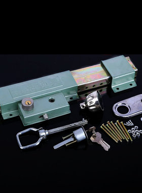 大门锁212方钢大门锁双扇门铁门木门防盗锁木门老式齿条锁双开门