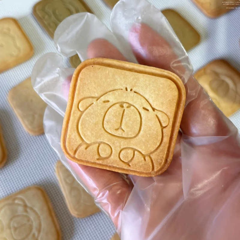卡皮巴拉水豚卡通饼干模具家用3d立体按压切模手工翻糖烘焙工具