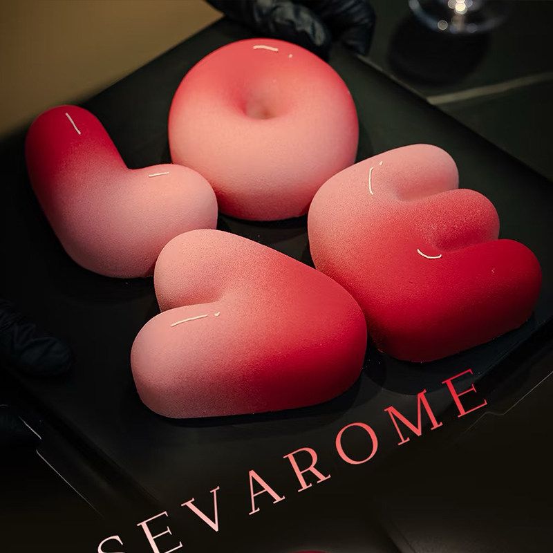 网红情人节LOVE爱心法式慕斯蛋糕模硅胶模具DIY巧克力婚礼烘焙