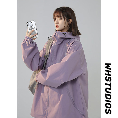 冲锋衣女三合一可拆卸户外夹克