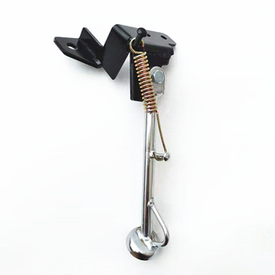 摩托车配件适用于雅马哈JOG50二代印沙边撑侧梯停车架单撑边支架