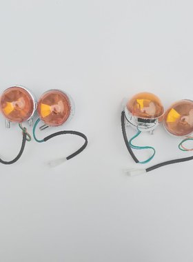 适用于雅马哈VINO50小龟摩托车配件四冲电喷前后转向灯方向指示灯