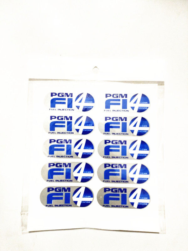 摩托车配件适用于本田踏板车环保标志贴花贴标贴膜pgmfi4车身贴纸