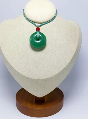 新款面包平安扣项链直播引流爆款扣扣子吊坠时尚简约项链厂家直营