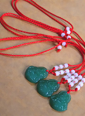 串珠佛像吊坠项链饰品