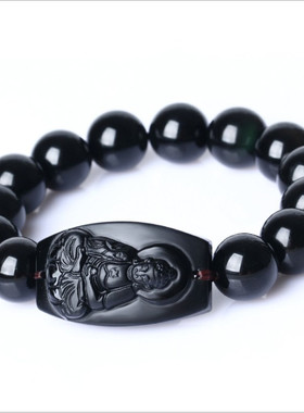 八大守护神阿弥陀佛水晶手链