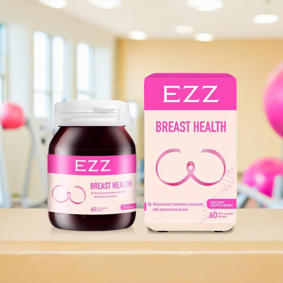 澳洲EZZ女士胸部乳腺女性健康片剂乳房保养60粒澳大利亚 保税仓发