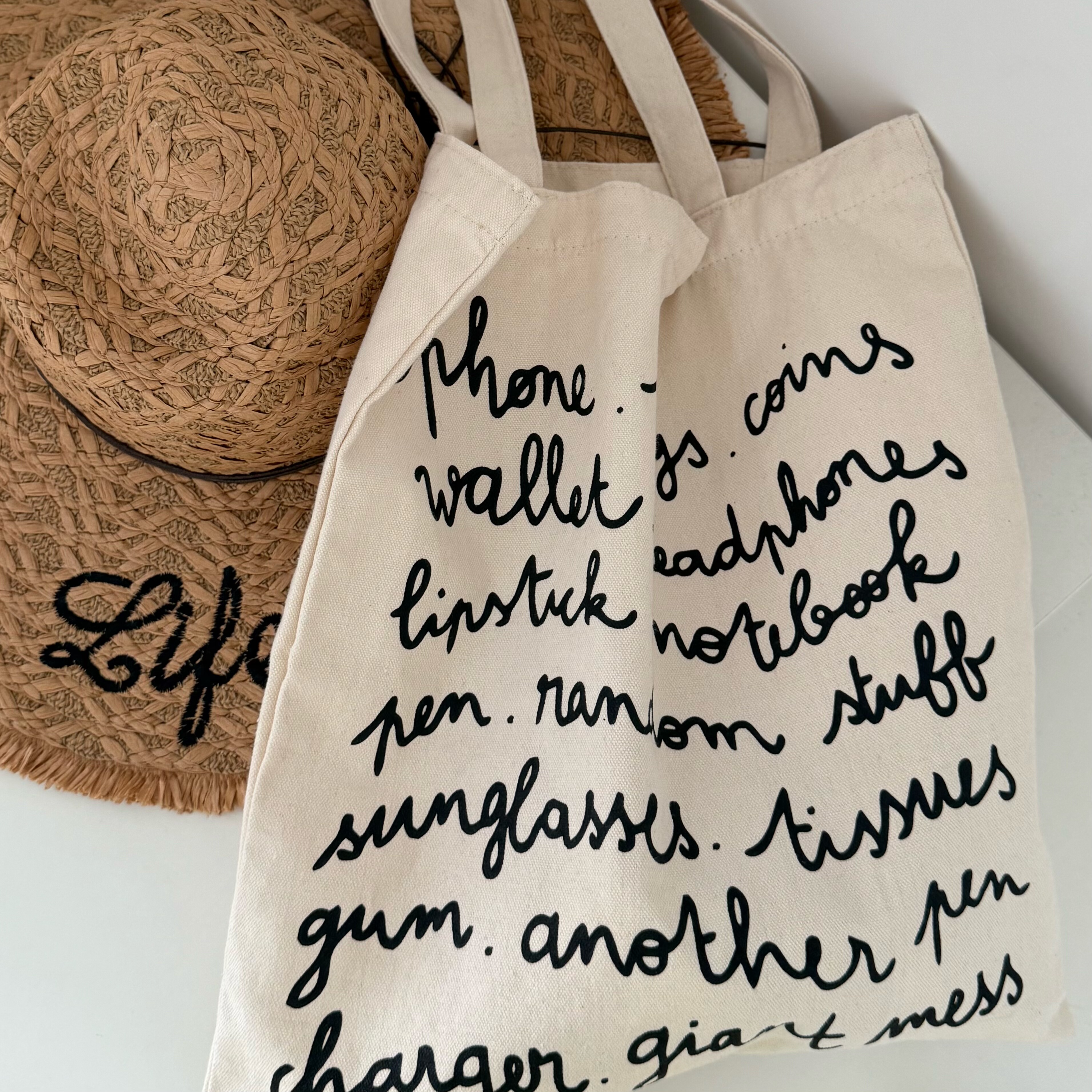 简约韩系帆布包大容量布袋