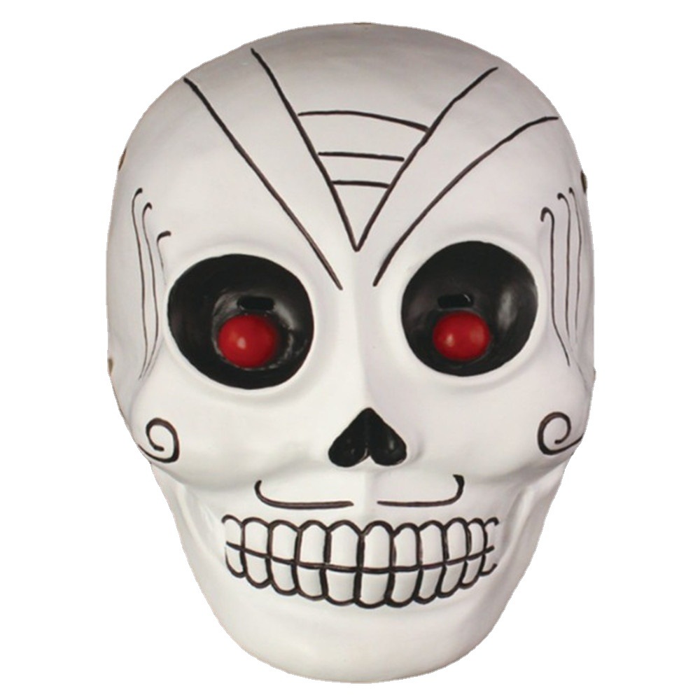 万圣节收获日2红眼小丑恶魔骷髅鬼脸面具劫薪日2装扮payday mask
