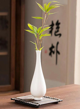 陶瓷摆件观音玉净瓶供瓶花器花瓶