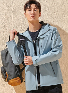 探路者外套男女款春夏户外防泼水透气旅行休闲衣TAEI81713/82714